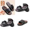Rotating Acupressure Massage Slippers For Unisex With Eva Soles