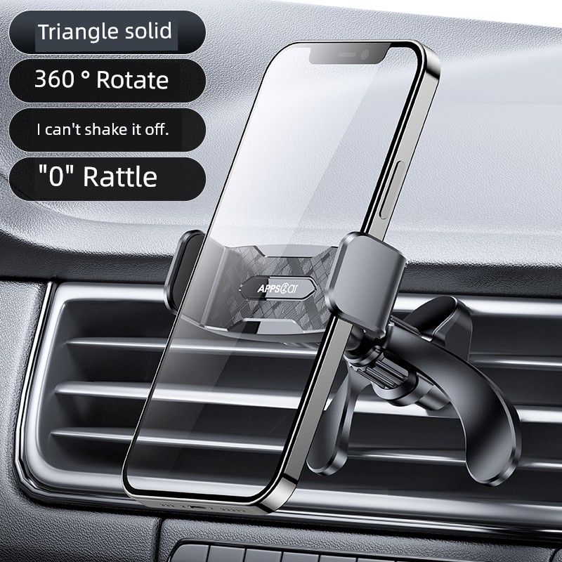 

Car Phone Holder Anti-Shake 2022 New Model Support Stand Dedicated for Navigation, Does Not Block the Air Vent Upgraded Triangular Fixed Air Outlet Bracket
