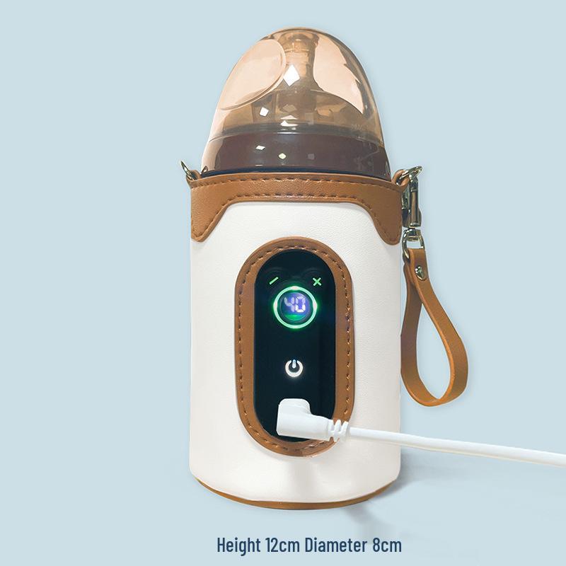 

Портативный USB-подогреватель детских бутылочек - Постоянная температура, изоляционный чехол для молока для использования дома и на улице 26-Mode Bear Bottle Set Large