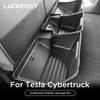 For Tesla Cybertruck 2026-2026 Under Seat Storage Box Car Interior Accessories Rear Seat Lower Box Case Organizer 3Pcs