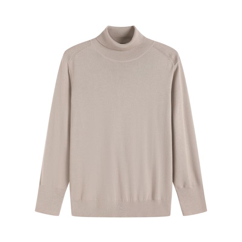 K-Boxing Men's High-Neck Warm Wool Sweater