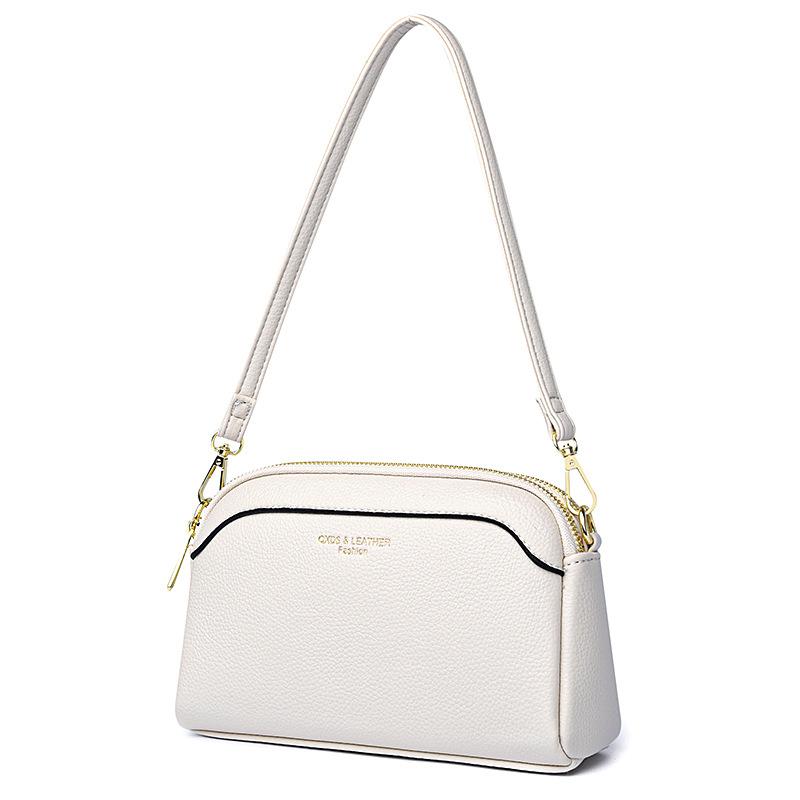 Nová kabelka do ruky Dámská luxusní měkká taška Čtyřsezónní univerzální malá čtvercová taška Niche Všestranná taška pro maminky Crossbody taška