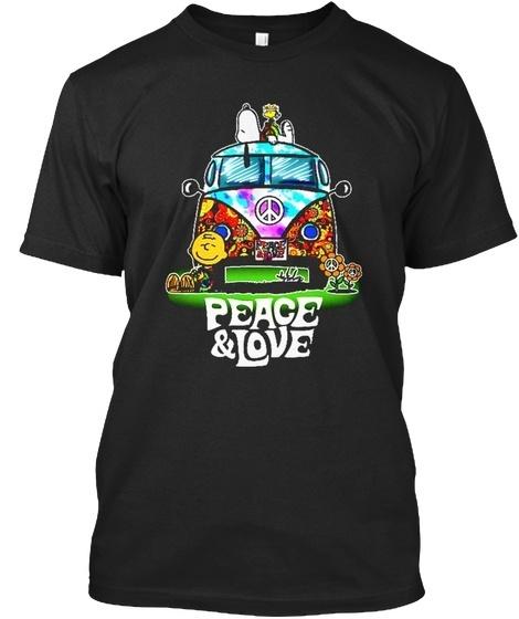 

Snoopy Peace And Love Standard Unisex T-Shirt