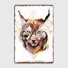 Lynx Metal Plaque Poster Club Home Wall Personalized Plaques Tin Sign Poster