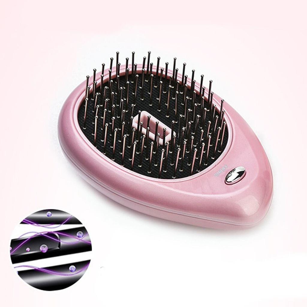 

Portable Electric Hair Ionic Brush Hair Straightener Brush Negative Ion Comb Anti-static Massage Straight Hair Comb New красный