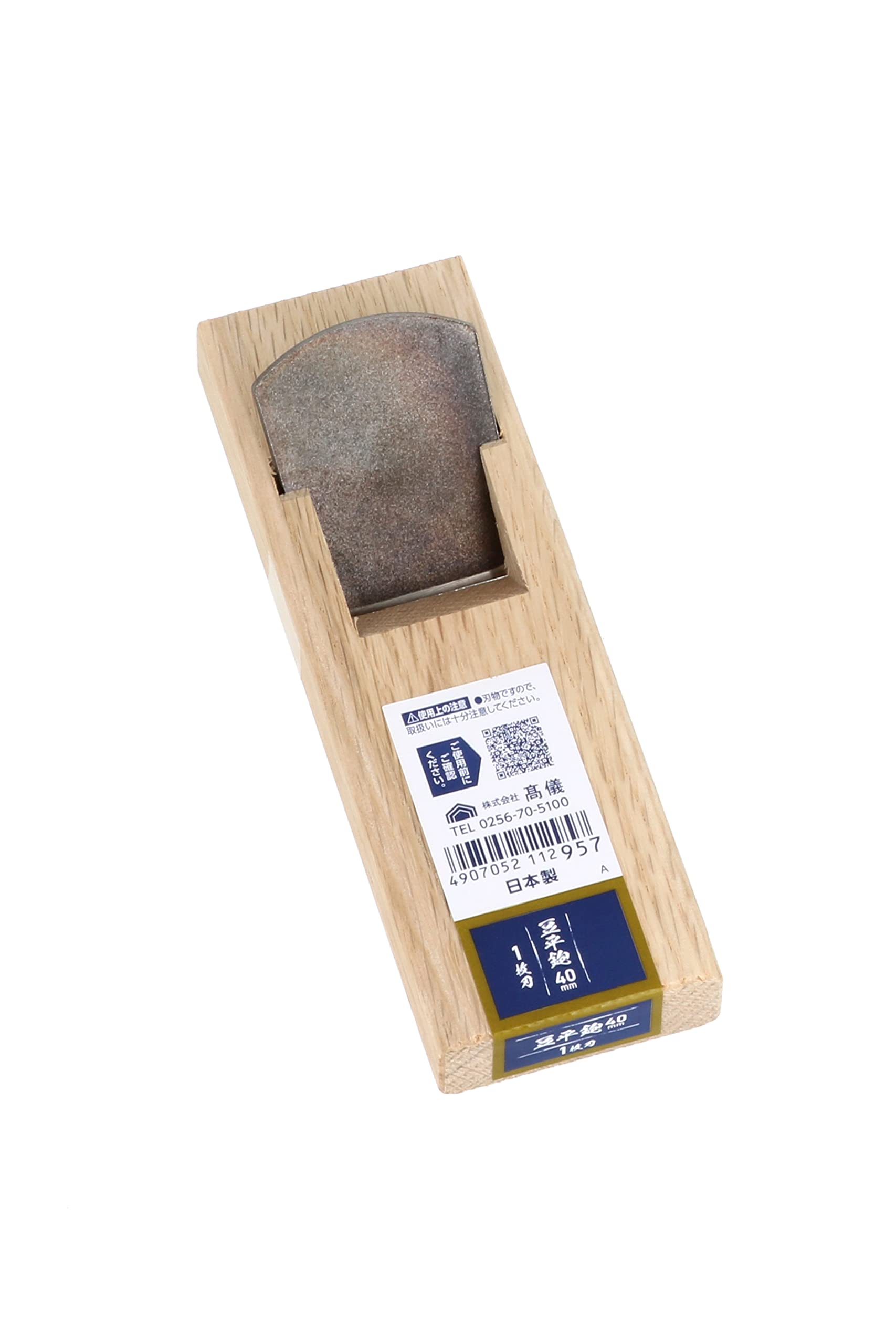 

Takagi Mini Made in For Small Surface Special Steel for Cutlery [Tsubame-Sanjo Brand] Single-Blade Plane, 40mm, Japan, Sharpening,