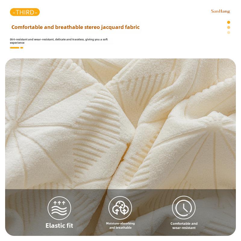 """All-Inclusive Žakárový Sametový Potah Čela Postele - Měkký, Prachotěsný Chránič"""