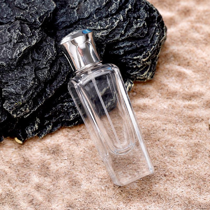 50ml Clear Irregular Glass Perfume Spray Bottle - Empty Decanter