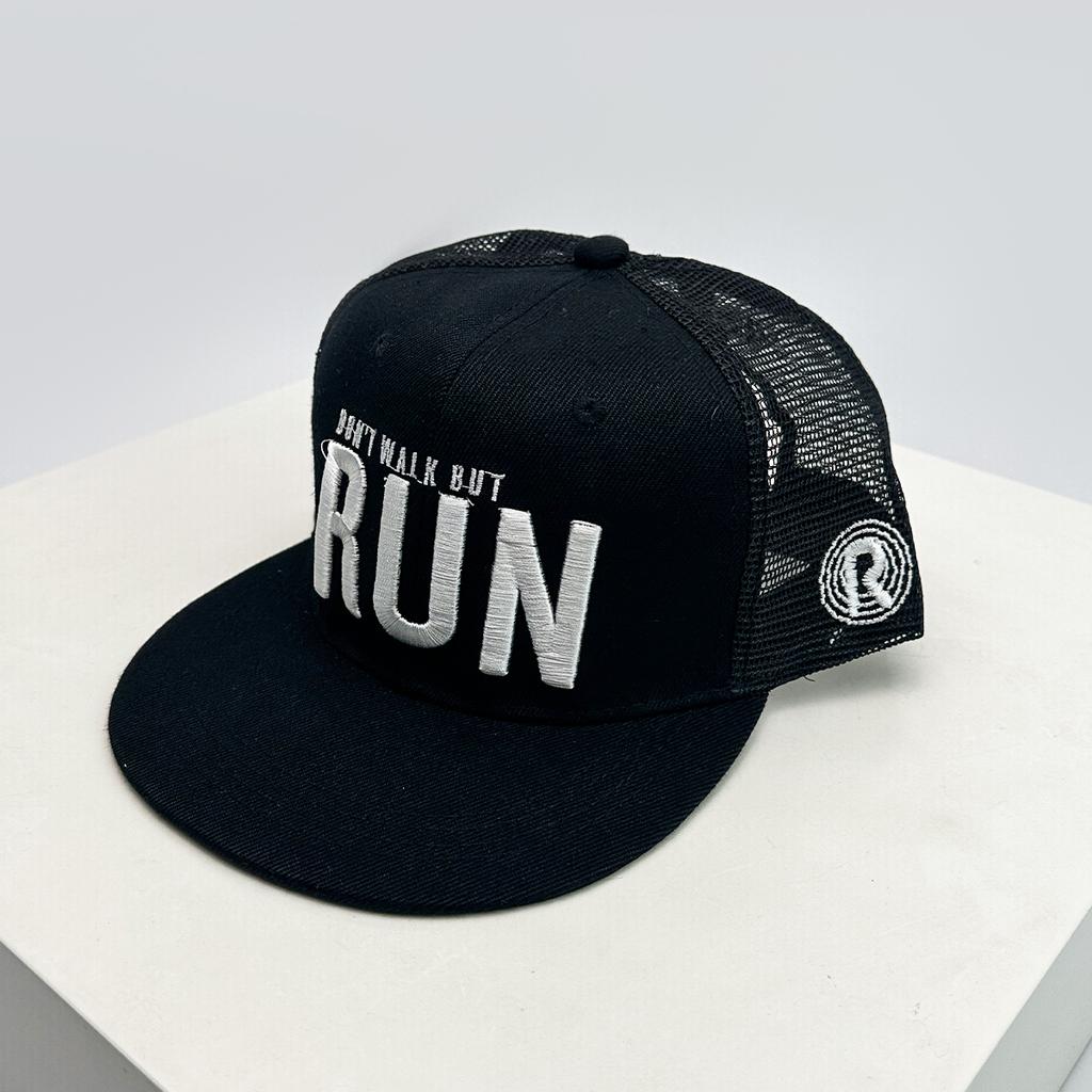 And Women Embroidered Run Letter Prints Baseball Caps Color Contrast Sun Protection Hip Hop All-Match Trucker Caps Flat Brim Fashion Personalized