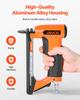 VEVOR Pneumatic Staple Gun, 22 Gauge Air Upholstery Stapler for 71 Series Fine Wire Staples 9.5mm Crown 6-16mm Length