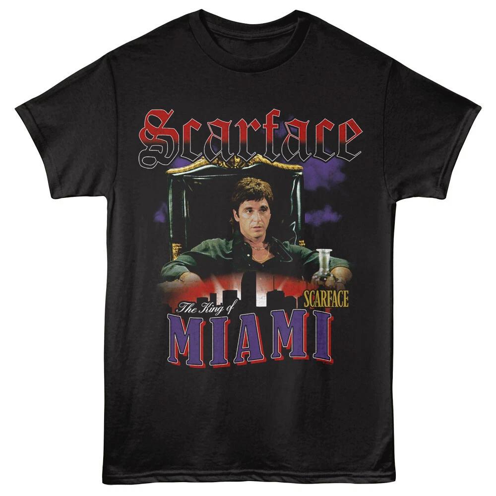 Scarface Movie Tony Montana The King Of Miami Men s T-Shirt Al Pacino M