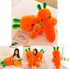Adorable Carrot Sleeping Pillow Soft Stuffed Animal Plush Toy For Kids And Adults
