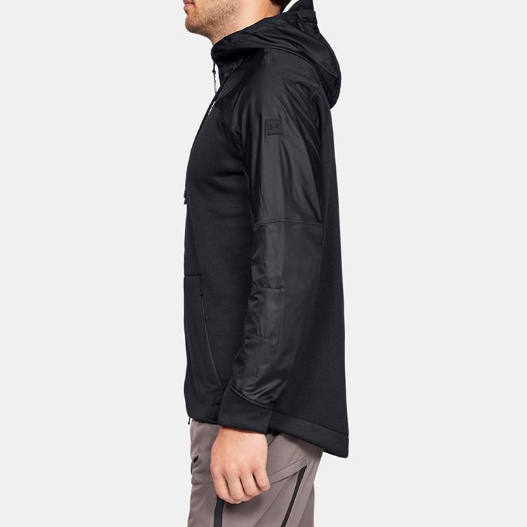 Under Armour Training Sports Hooded Jacket Men Outerwear Black 1320710-001