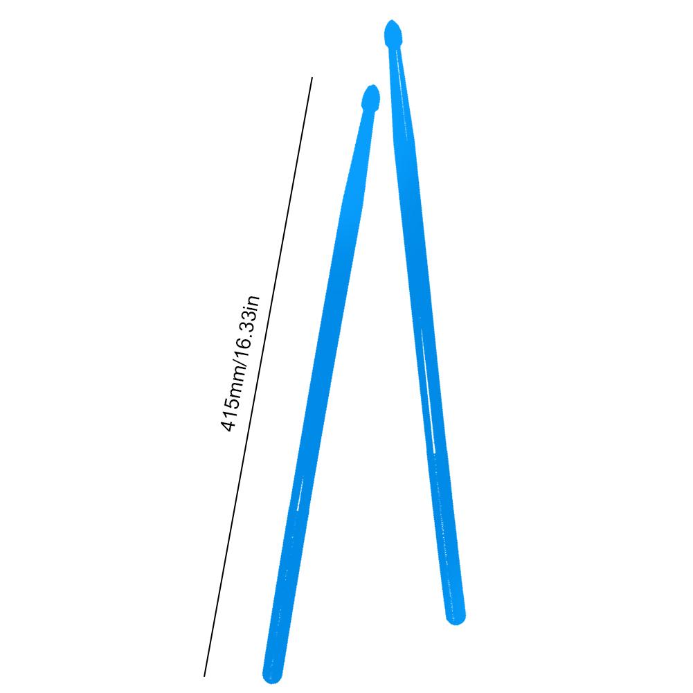 2 Stück Nylon Fluoreszierende Drumsticks Leuchten auf Drumsticks Leuchten im Dunkeln Musikinstrumente Bühnenperformance Drumsticks