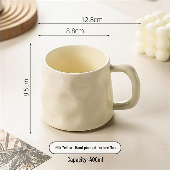 Ceramic Underglaze Breakfast Mug for Home or Office