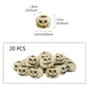 20pcs Resin Halloween Pumpkin Decoration Scary Reusable Mini Fake Simulation Pumpkin Creative Funny Halloween Ornaments Festival