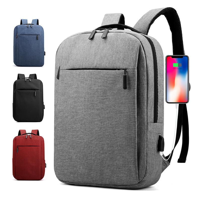 

Business Backpack for Laptop Students Casual Backpack сірий колір