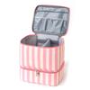 Double-layer Nail Polish Storage Bag Essential Oil Bag Cosmetic Nail Care Set Manicure Tool Storage Box 30 Compartments LIJIAO