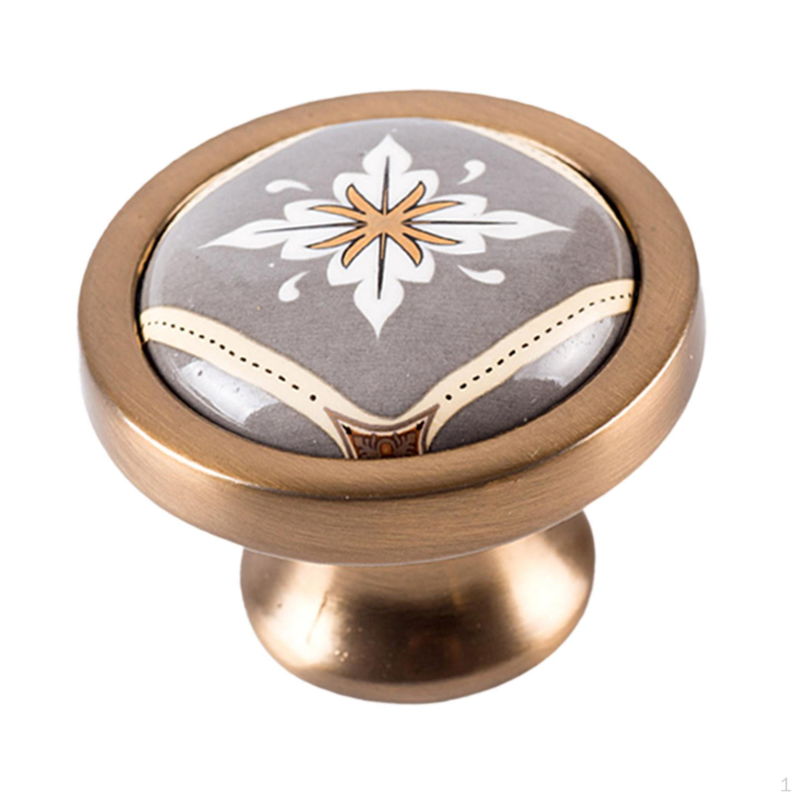 

Ручка для шкафа, книжные шкафы, роскошные элегантные керамические ящики, фурнитура для мебели 3.8cmx2.9cm