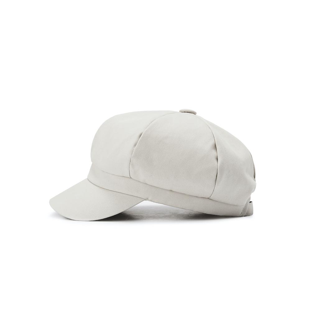 Donpogesmi Bonnie Newsboy Cap - Cotton Light Beige