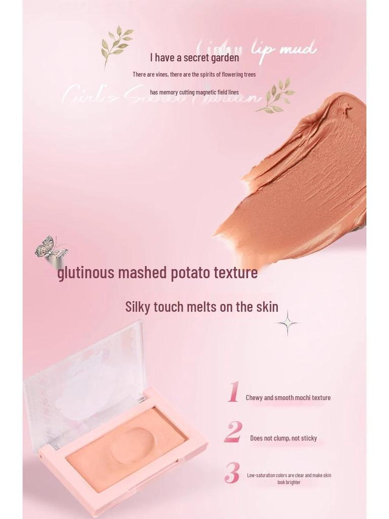 Lychee Secret Garden Purple Blush: Brightening, Soft Texture, Girlish Look