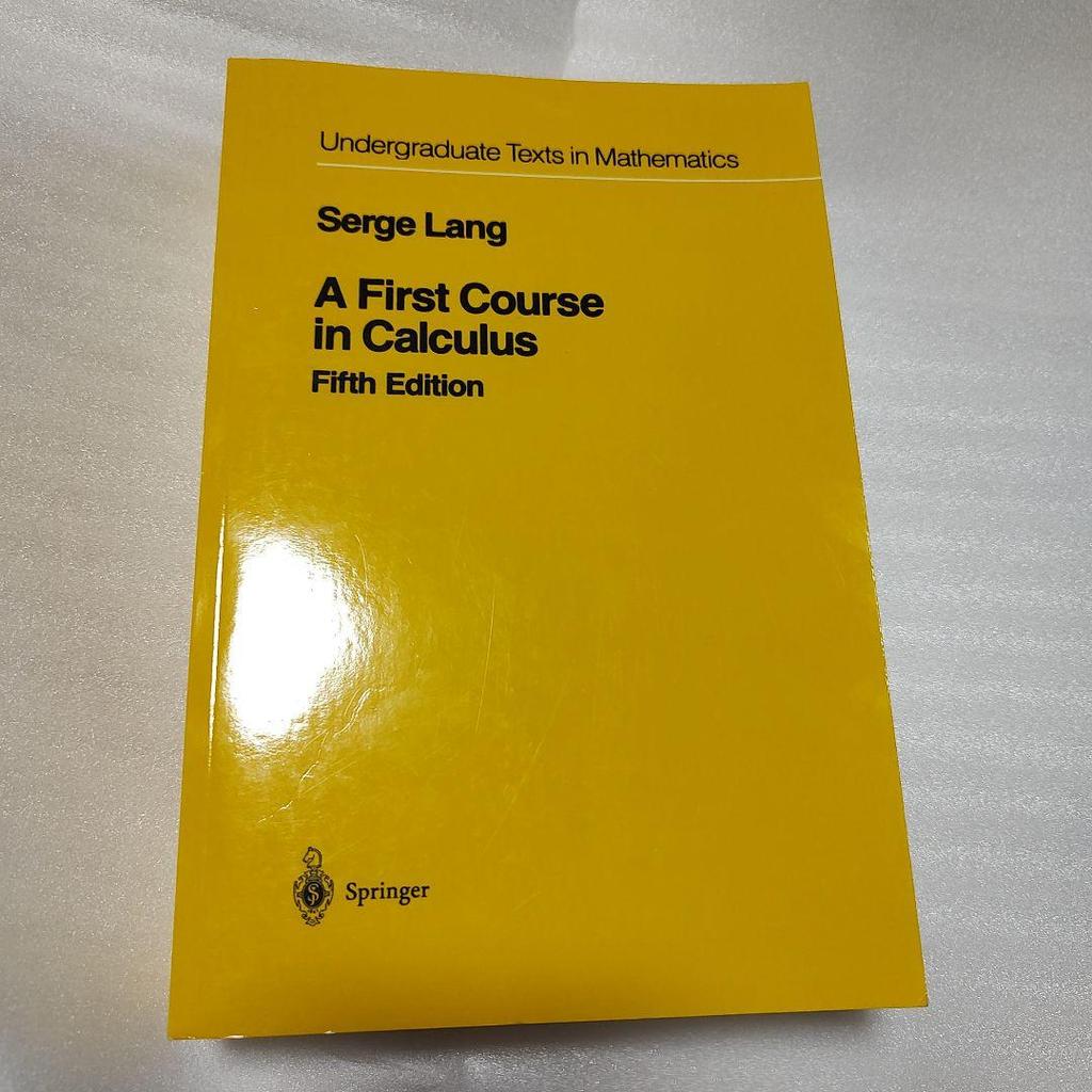 [USED] Lang's "Introduction To Analysis" 5th Edition