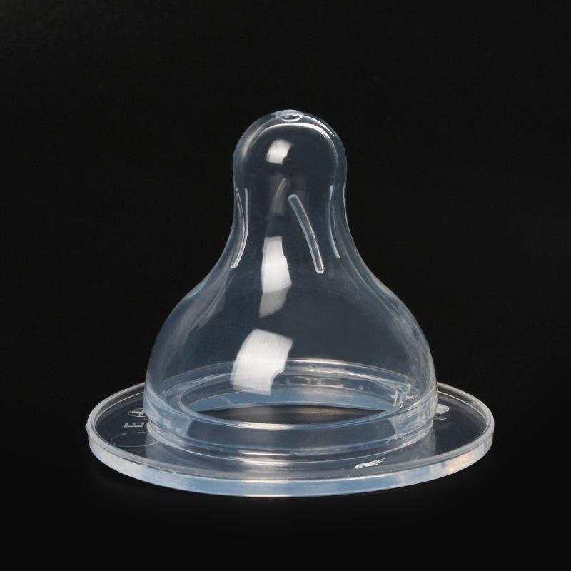 

Прозрачная жидкая силиконовая пустышка с широким горлышком, 50 мм, аксессуар для матери и ребенка Cross Hole