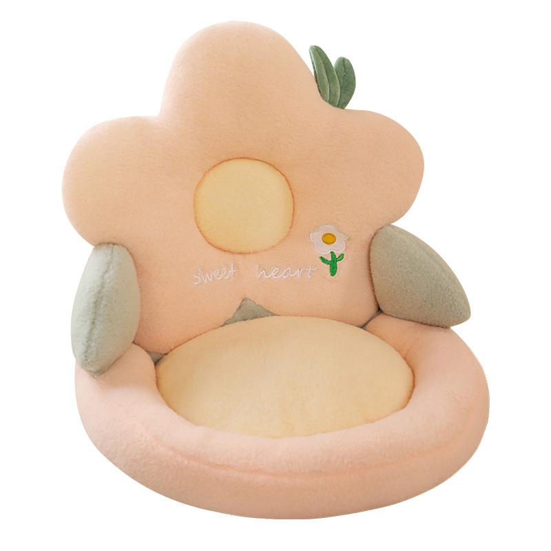 Soft Flower Plush Stuffed Toy Cushion Home Sofa Seat Decor Cushion Cute Baby Kid Girlfriend Birthday Companion Gift