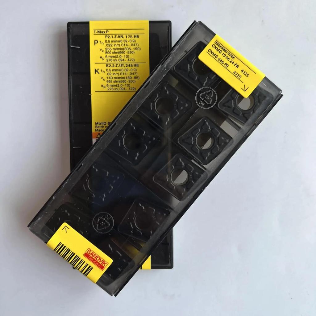 Original Sandvik / CNMG190624-PR 4325 /Carbide CNC Blade 10 PCS