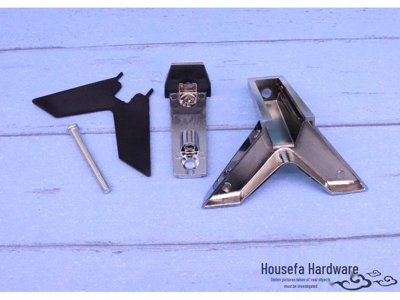 Adjustable Glass Clamp Bracket - F-Type Shelf Support (3-40mm)