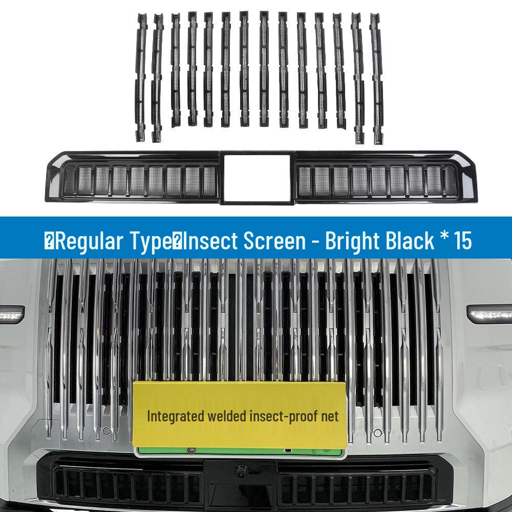 Zeekr 25 Insect Net: Easy Clip-on Front Grille Radiator Protector, No Disassembly Needed.