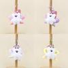 Love Butterfly Wings Maltese Keychain Cute Backpack Decorative Doll Pendant