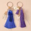 Mystical Feather Keychain With Hexagon Charm And Tassels Unique Dreamcatcher Inspires Decoration Handmade Keyring