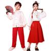 Children's Hanfu National Day Performance Costume - Boys' and Girls' Traditional Chinese Attire for Recitation and Chorus