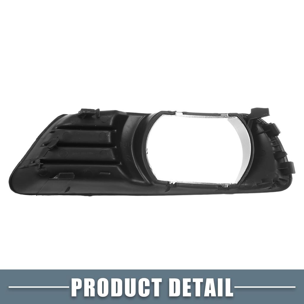 ABSOPRO Left and Right Side Fog Lamp Grille Cover Part Numbers Compatible with Toyota Camry 2007 2008 1 Pair Trim, 5212706040/5212806040, 2009, Black,