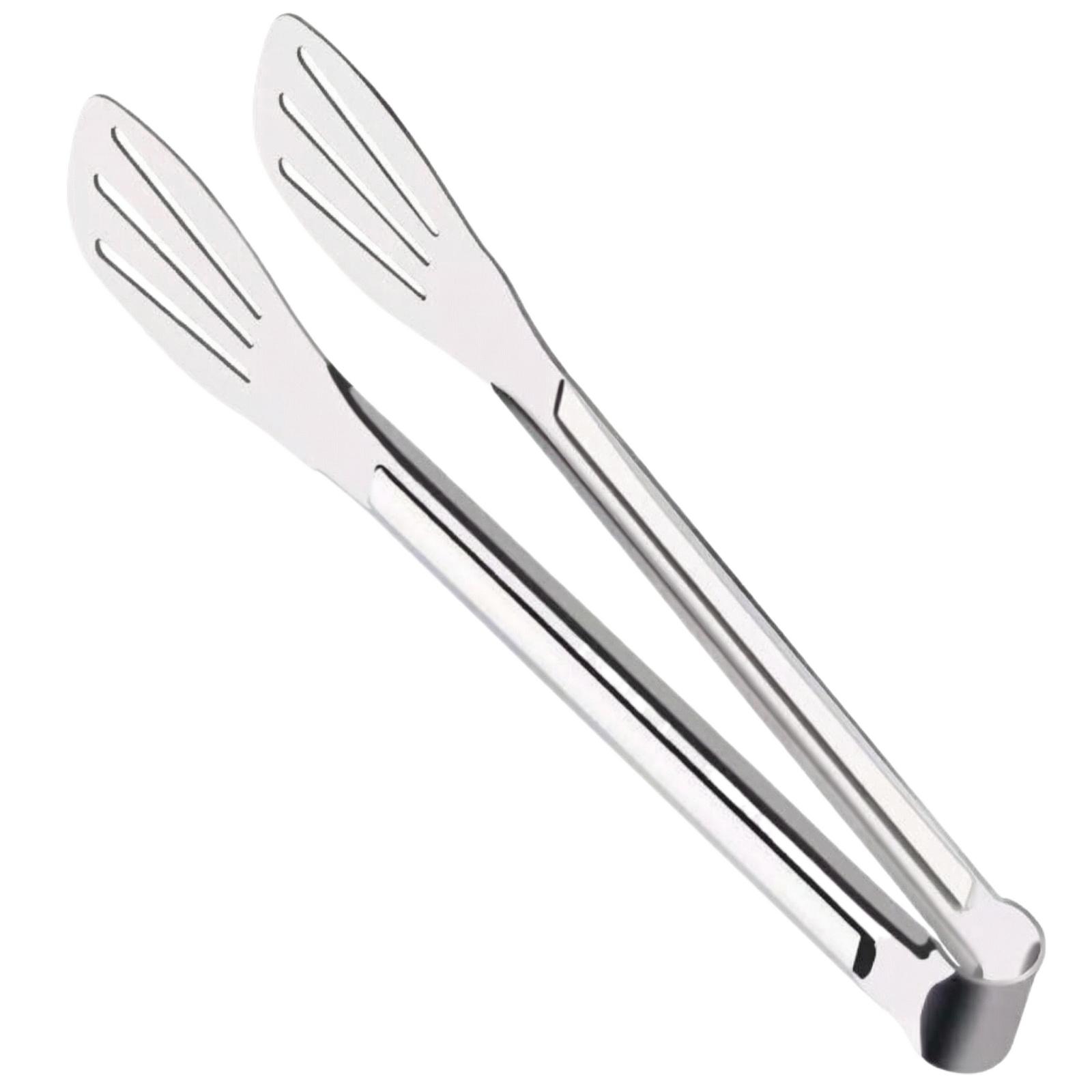 Stainless Steel Multi-Functional Food Tongs For Grilling One Size