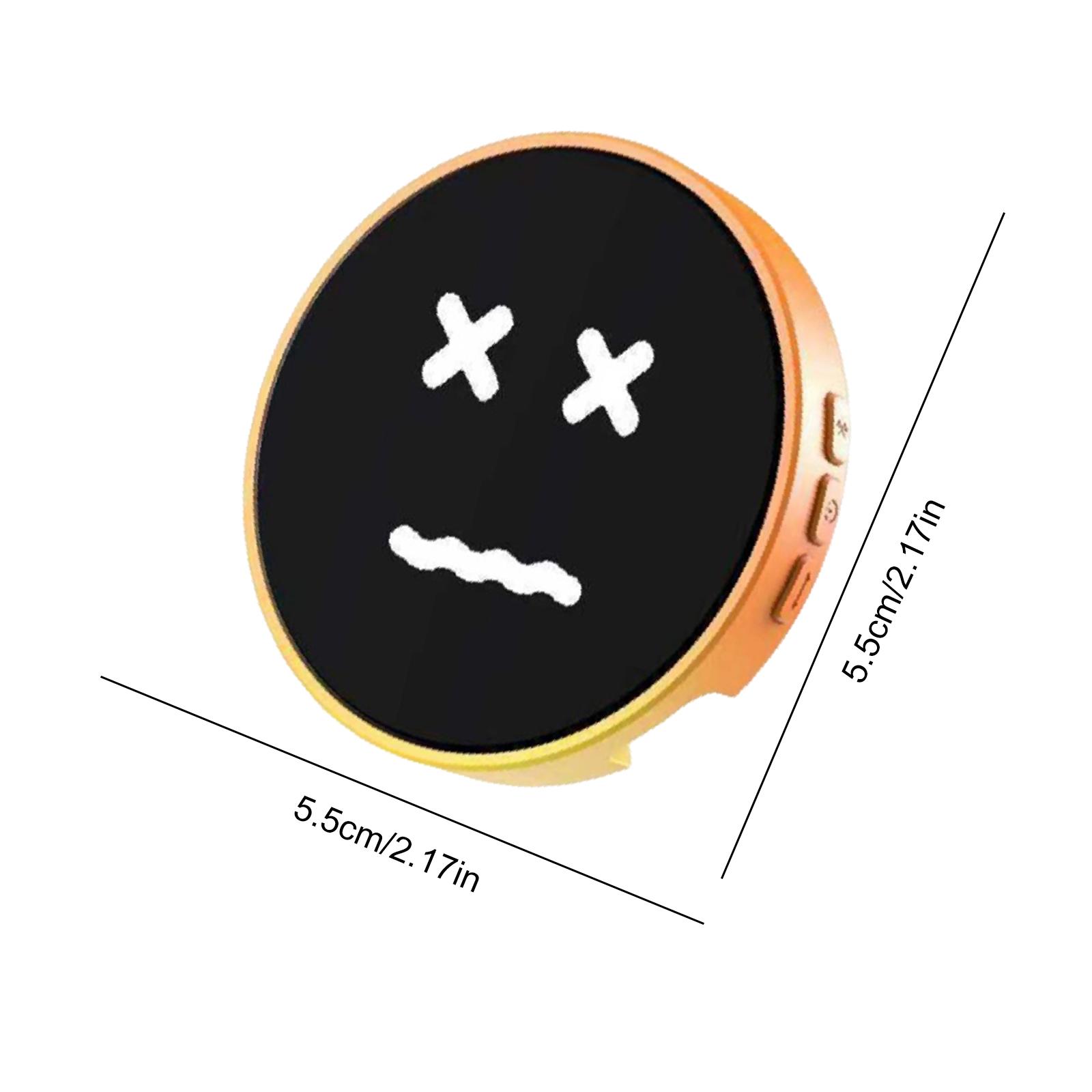 

Electronic Anime E-Badge Display APP Bluetooth 5.4 Connection Dynamic Smart Touch Screen Animation Gradual Change Badge Gift помаранчевий