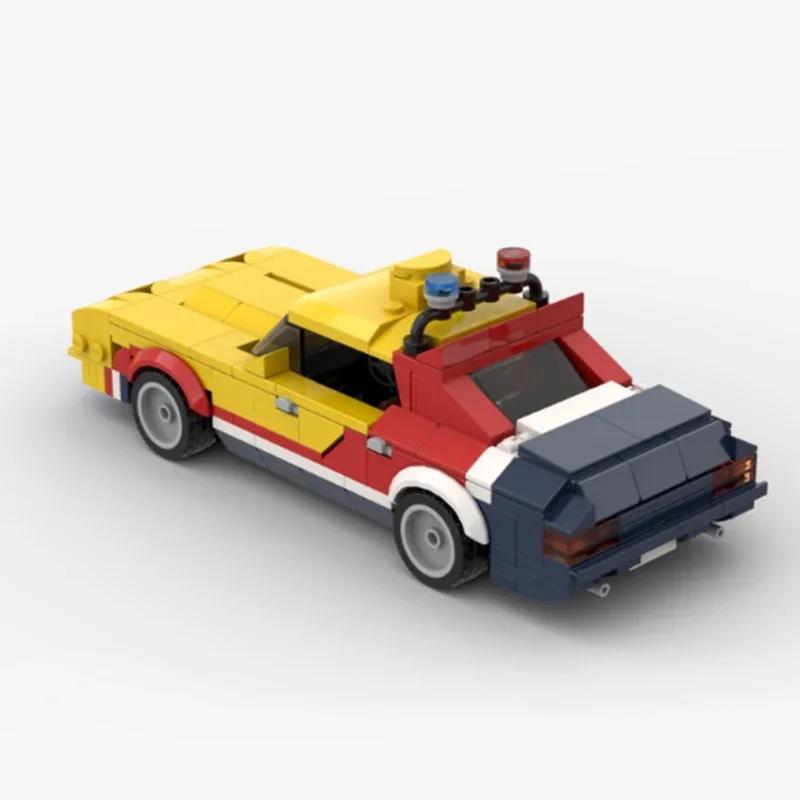 Classic Mad Movie Interceptor Bricks Film Modified Car Blocks War Speed Moc Sports Race Fans Gift Present Product