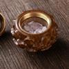 1Pc Hollow Box Pendant Accessories Portable Mini Lotus Sandalwood Sachet Medicine Pill Case Storage