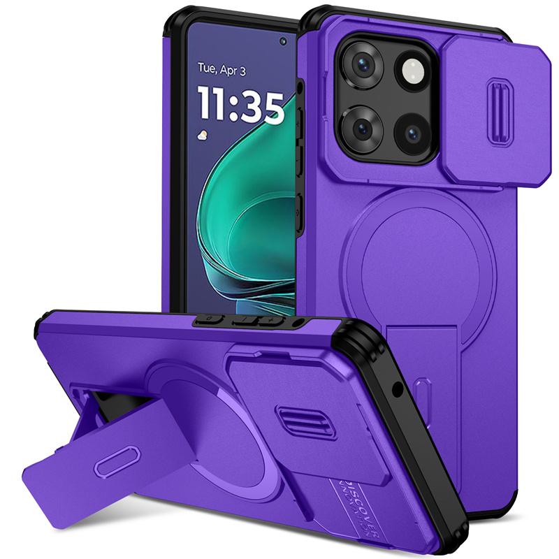 Armor Shockproof Case For Moto G Stylus 2026 G Play Power 5G 2026 Cover Magnetic Wireless Chraging Fold Stand Fundas