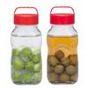 Toyo Sasaki Glass Storage Container, "Tsukejozu" (Plum) Style, 2L (2000ml), Made in Japan, Ume Bottle, Fruit Liquor Bottle, Glass Container, Storage J