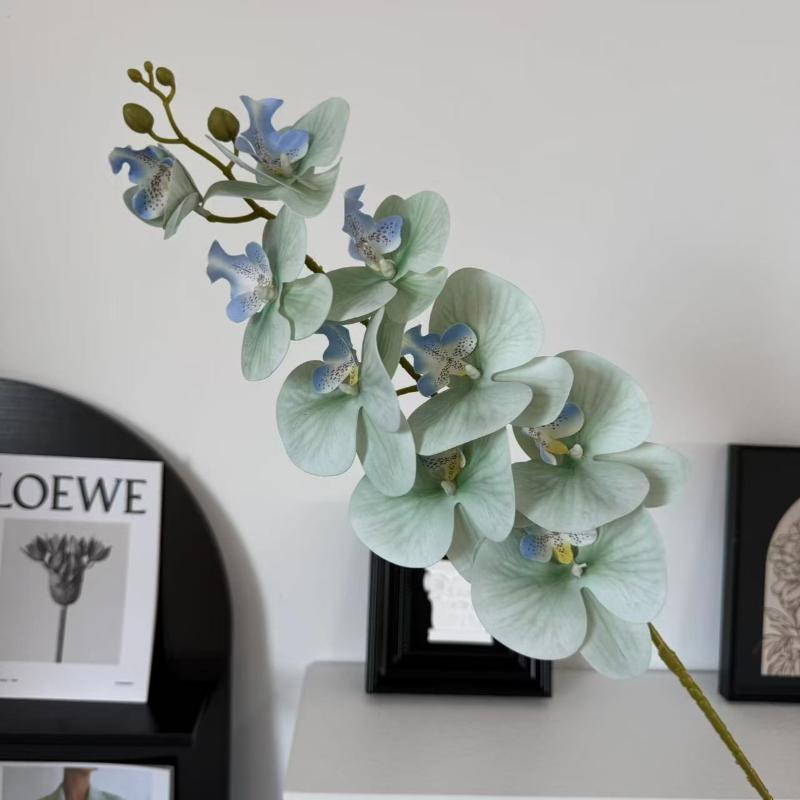 Künstliche Schmetterlingsorchidee Kunstblumen für Heimdeko Wohnzimmer Hotel Fenster Hochzeitsarrangement