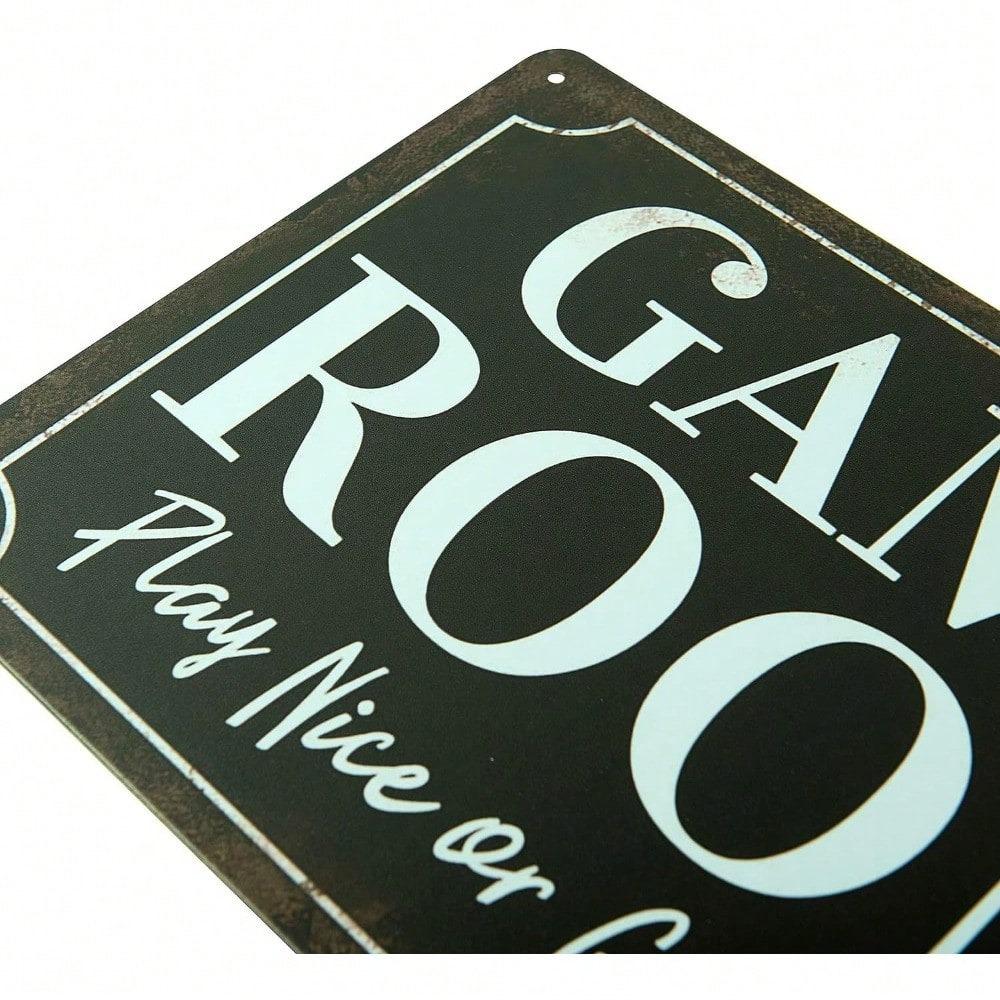 Vintage Tin Sign 30x30cm Universal Wall Decor For Game Room Garage Bar Men Gift