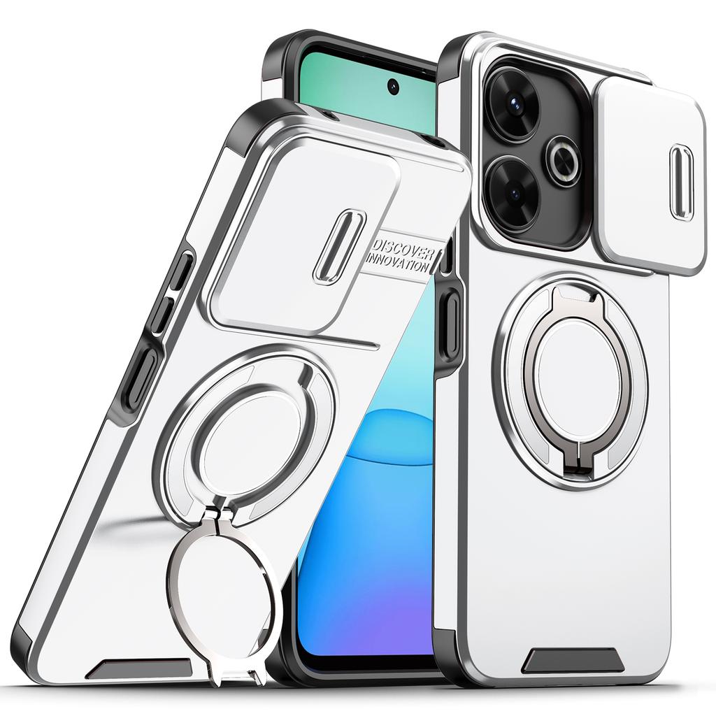 For Honor 600e Case Honor 600 Lite Cove Honor 400 Lite 400pro Phone Case New Armor Slide Lens Protect Magnetic Ring Holder Cover
