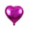 Individuelle Hochzeitsdekoration 18 Zoll Folienballon Helium Geburtstagsparty Aluminiumfolie Einfarbiger Herzförmiger Ballon
