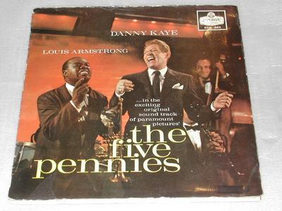 LP Record DANNY KAYE & LOUIS ARMSTRONG - Five Pennies HAU2189 London Records 1989 UK Soundtracks & Musicals Used
