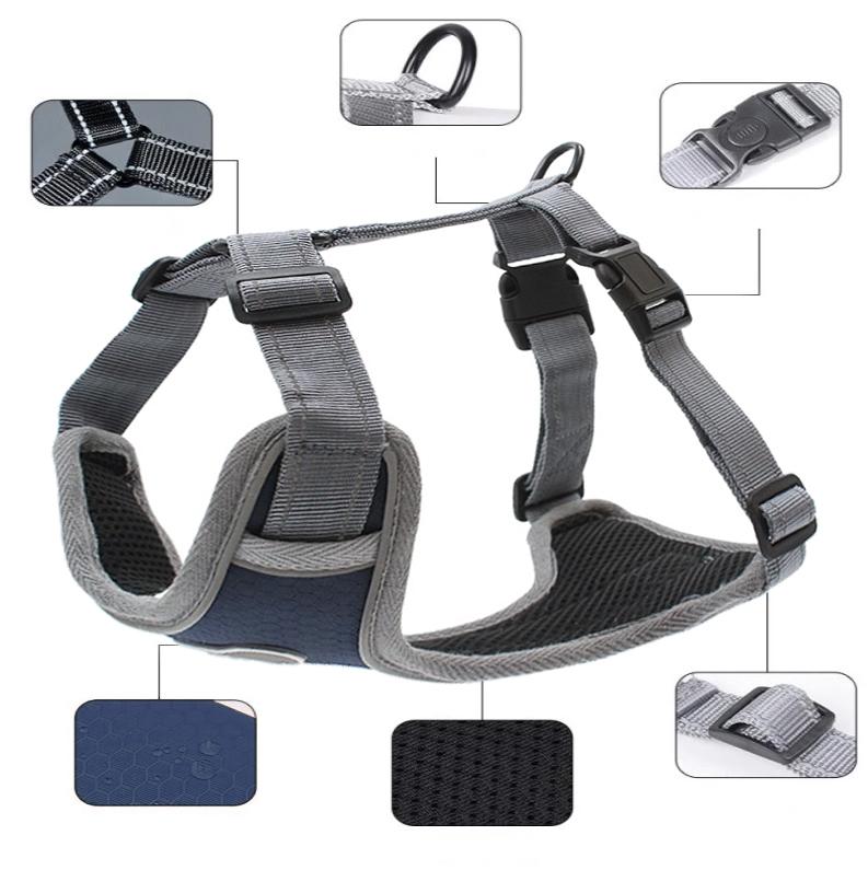 Astro Navy Blue Dog Training Harness For Walking, Size L
