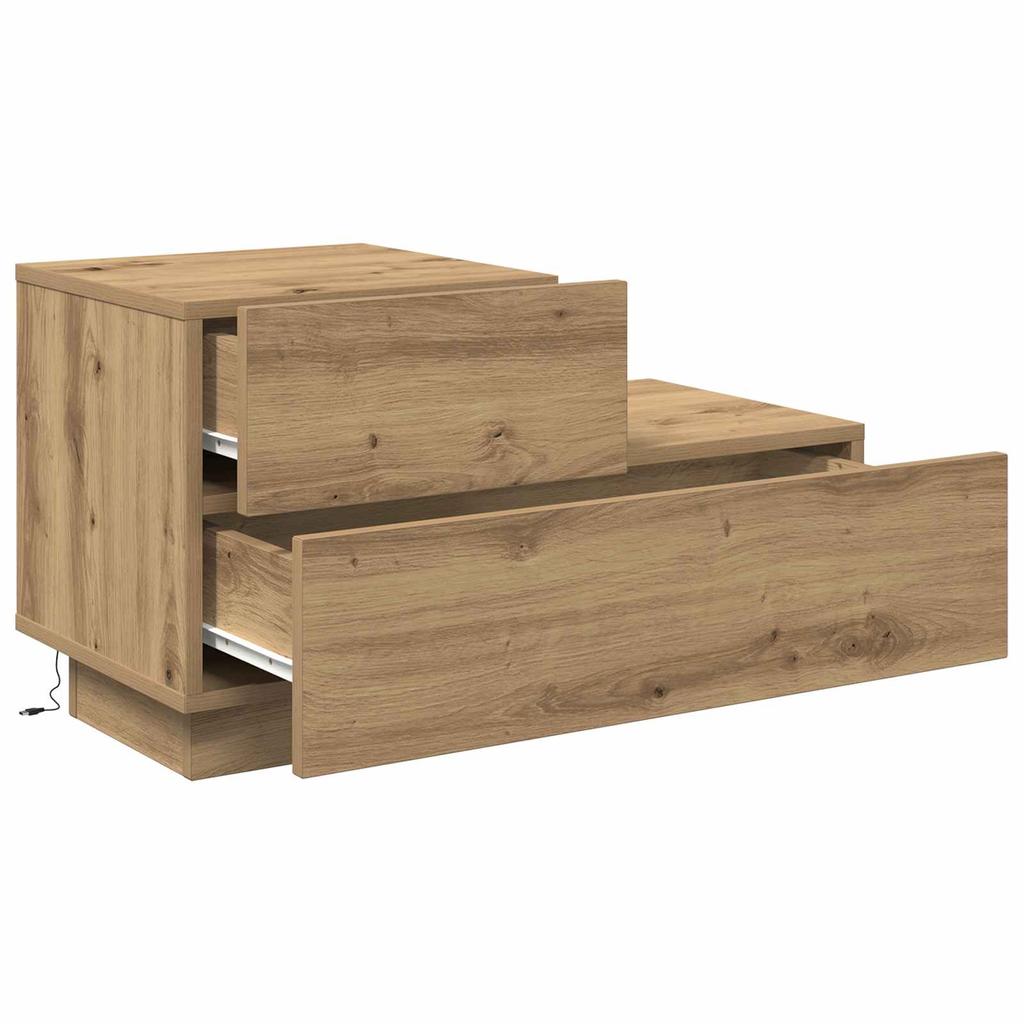 Nightstand Artisan Oak 70 x 36 x 40.5 cm Particleboard