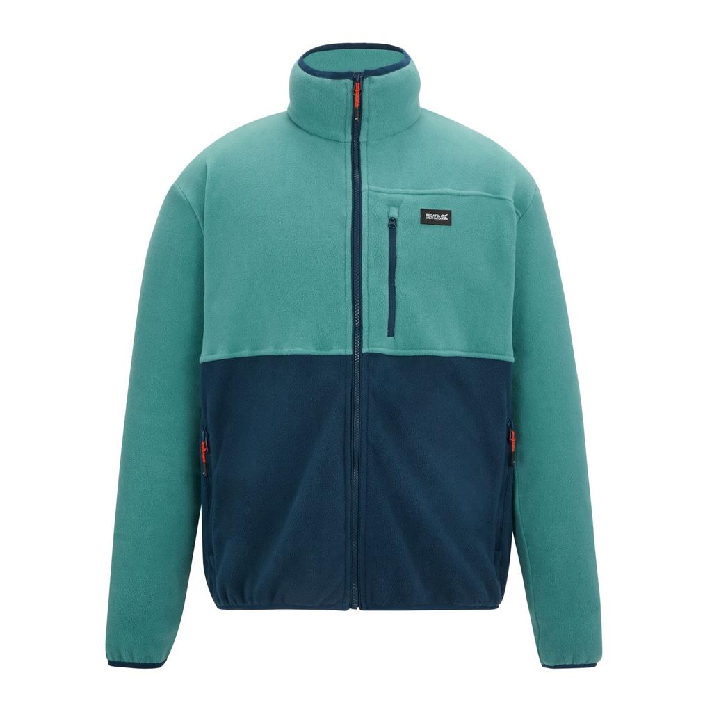 Regatta Mens Frankie Colour Block Full Zip Fleece Jacket