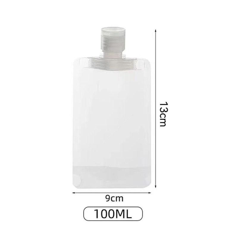 Portable Squeeze Bottle Set for Lotion, Shampoo, Gel, and Cleanser - Ideal for Travel and Business Trips